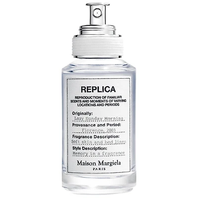 Maison Margiela 'REPLICA' Lazy Sunday Morning Eau de Toilette with White Musk, Lily of the Valley, and Iris mL