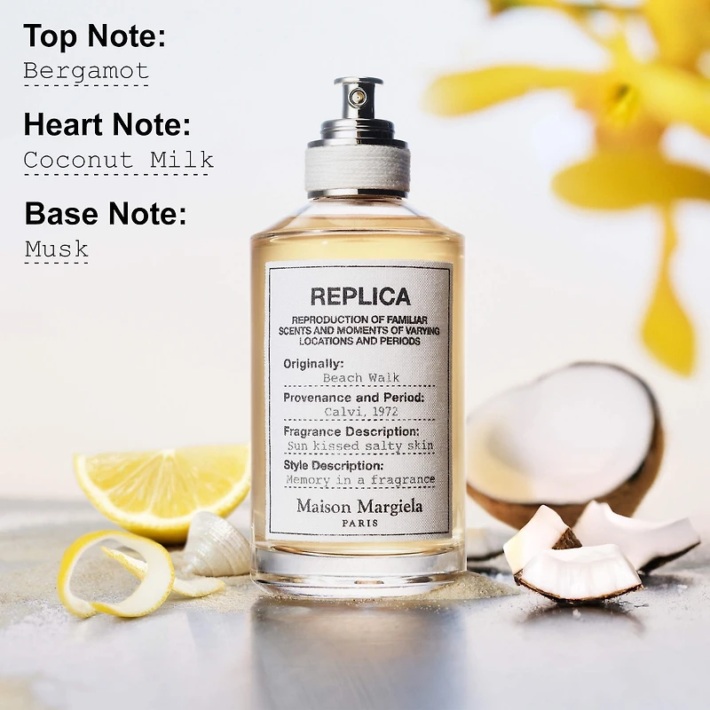 'REPLICA' Beach Walk Eau de Toilette with Coconut Milk & Musk