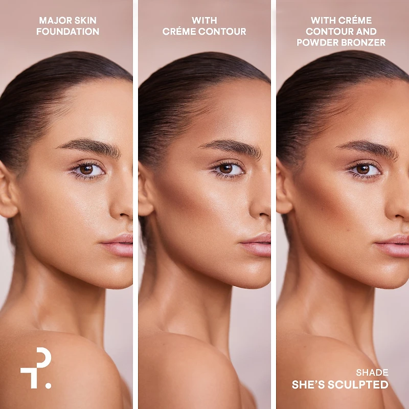 Duo crème effet contour et poudre bronzante sculptantes Major Sculpt
