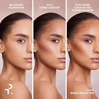 Duo crème effet contour et poudre bronzante sculptantes Major Sculpt