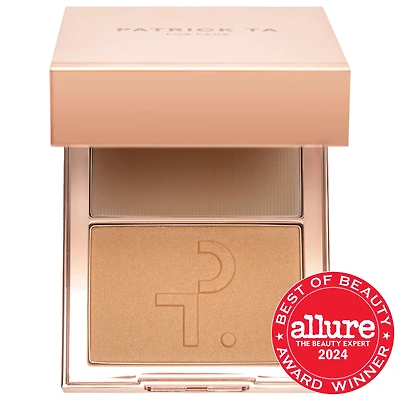 PATRICK TA Major Sculpt crème Contour & powder Bronzer Duo She's 0.24 oz and 0.23 / 6.8 g 9