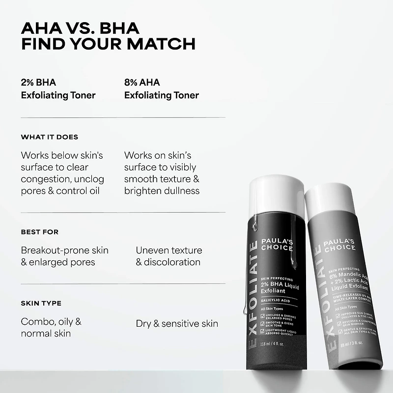 Skin Perfecting 2% BHA Exfoliating Toner for Clear