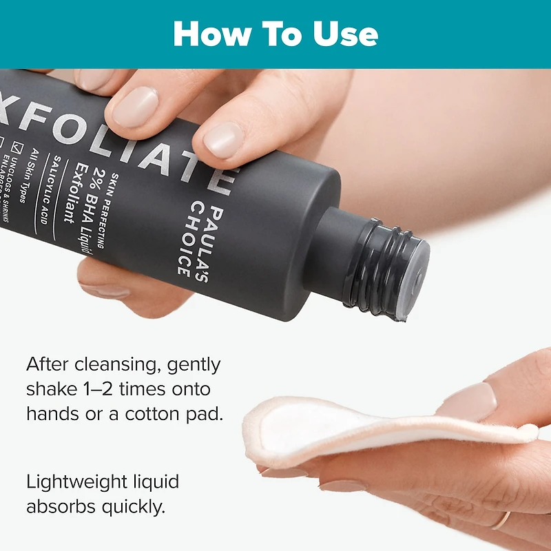 Skin Perfecting 2% BHA Exfoliating Toner for Clear