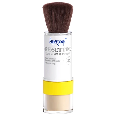 100% Mineral (Re)setting Powder Face Sunscreen SPF 35
