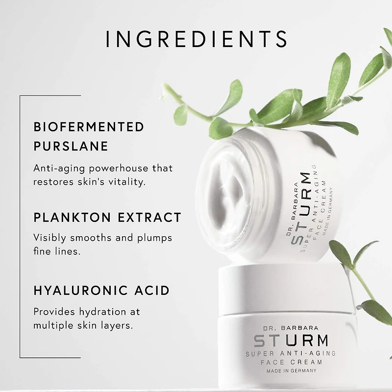 Super Anti-Aging Face Cream — Advanced Anti-Aging Moisturizer with Hyaluronic Acid & Antioxidants for Mature Skin