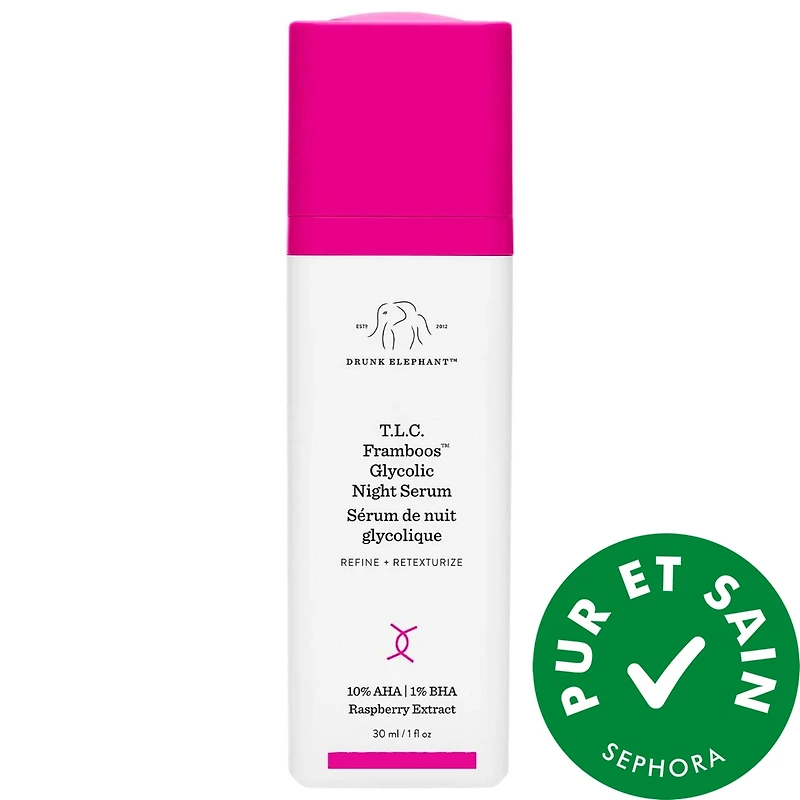 T.L.C. Framboos™ Glycolic Resurfacing Night Serum