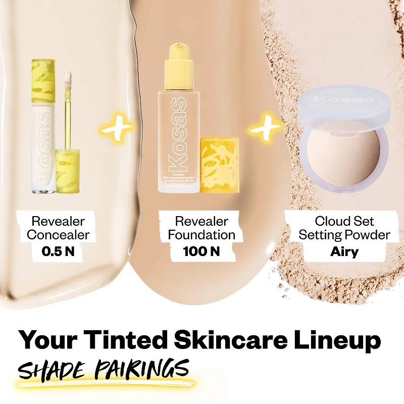 Anticernes super crémeux et illuminateur Revealer avec caféine acide hyaluronique