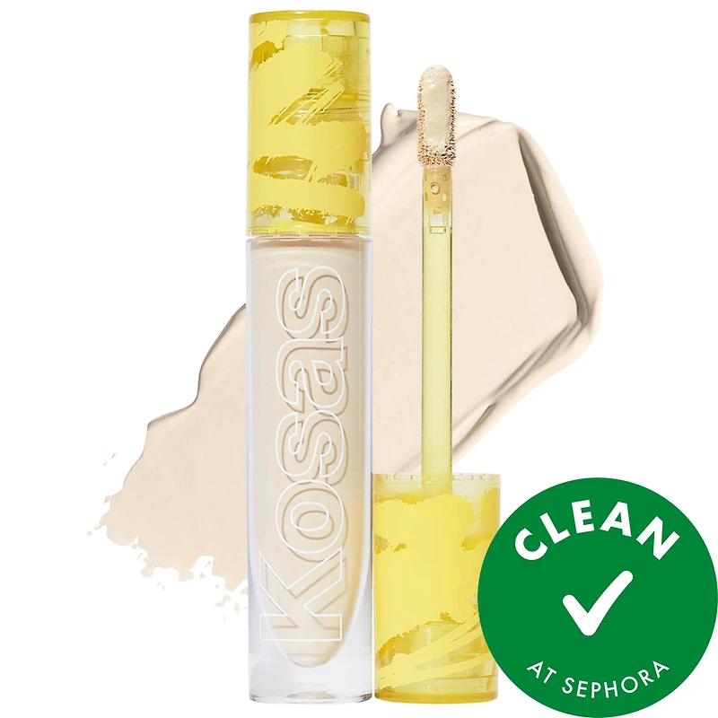 Kosas Revealer Super Creamy + Brightening Concealer with Caffeine and Hyaluronic Acid Tone 0.18 oz/5.3 mL