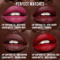 Crayon à lèvres mat automatique Lip Contour 2.0