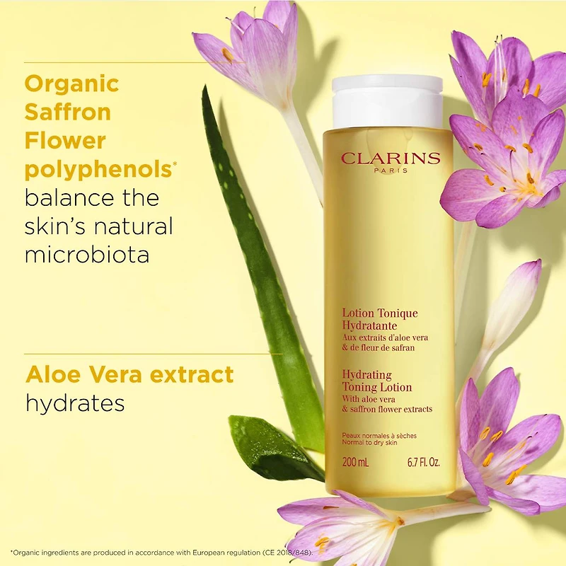 Lotion tonique hydratante avec aloès