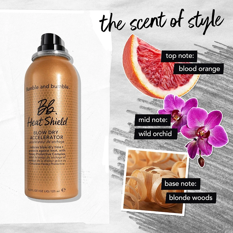 Heat Shield Blow Dry Accelerator Spray