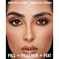 Crayon à sourcils ressemblant des poils rechargeable Brow Cheat