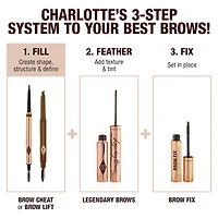 Crayon à sourcils ressemblant des poils rechargeable Brow Cheat