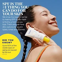 Écran solaire invisible à large spectre FPS 40 PA Unseen Sunscreen +++