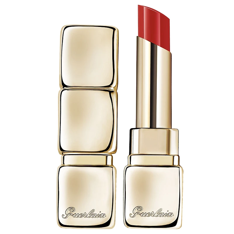 GUERLAIN KissKiss Shine Bloom Lipstick Balm 709 Petal Red 11 oz/ 3.2 g