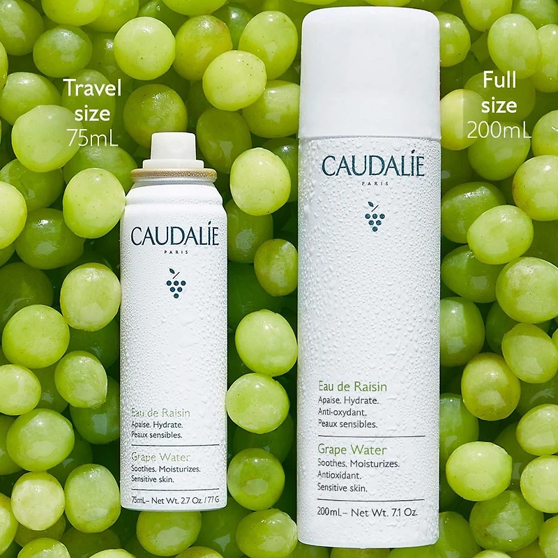 Brume hydratante pour le visage Eau de raisin