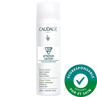 Brume hydratante pour le visage Eau de raisin