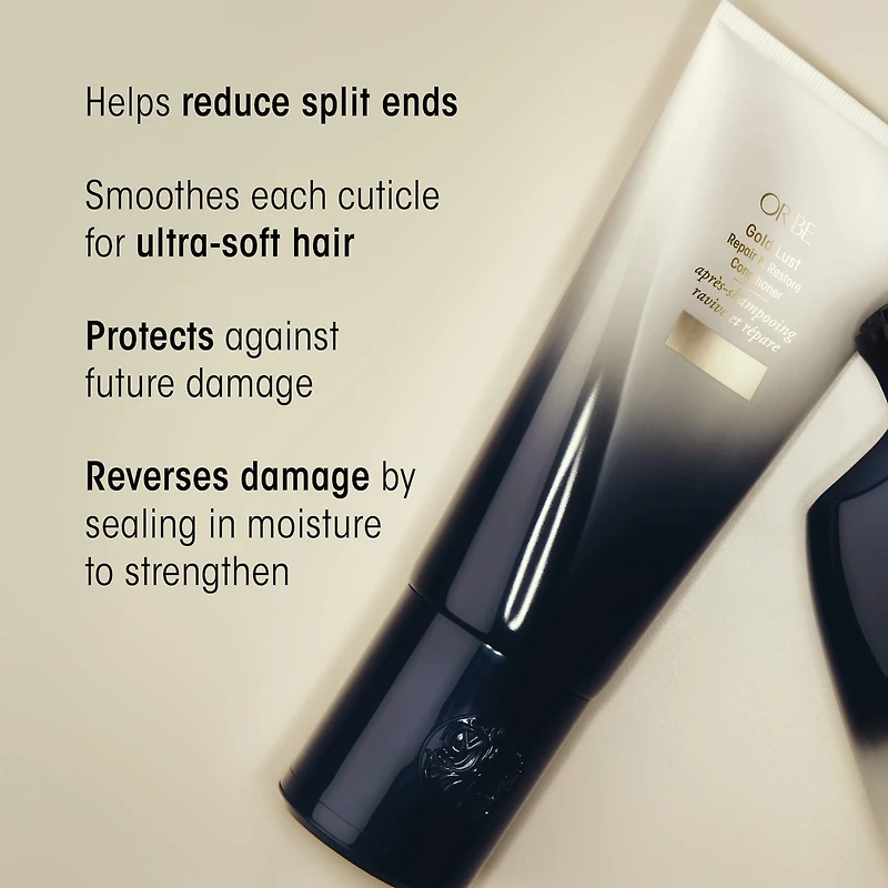 l’après-shampoing ravive et répare Gold Lust d’Oribe