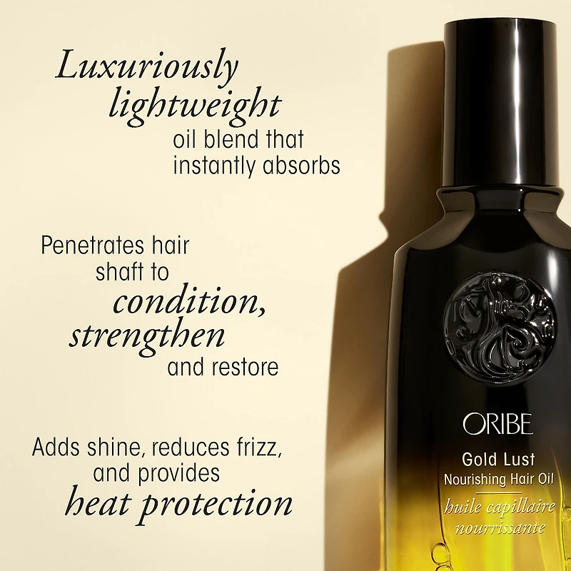 huile cheveux nourrissante Gold Lust d’Oribe