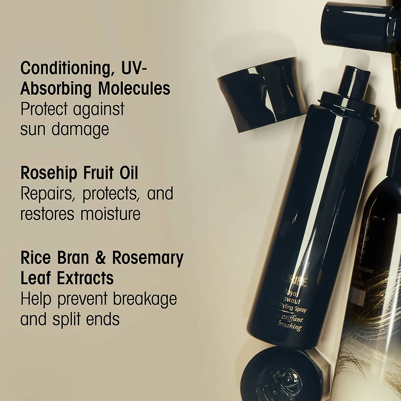 Royal Blowout Heat Protectant Spray for Sleekness & Shine