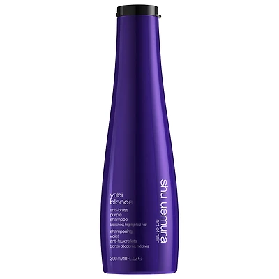Shampoing violet antireflet cuivré Yūbi Blonde pour cheveux blonds