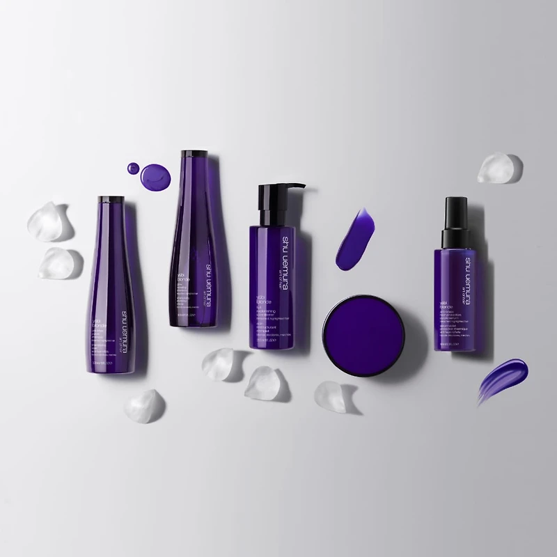 Masque violet antireflet cuivré Yūbi Blonde pour cheveux blonds