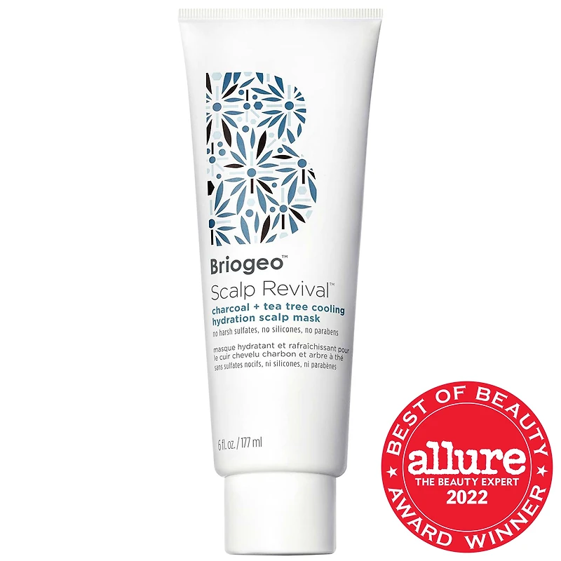 Masque hydratant et rafraîchissant pour le cuir chevelu au charbon et au théier Scalp Revival™ pour cuir chevelu sec et irrité