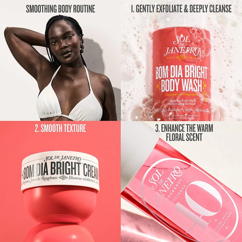 Crème pour le corps illuminatrice et lissante avec vitamine C Bom Dia Bright™