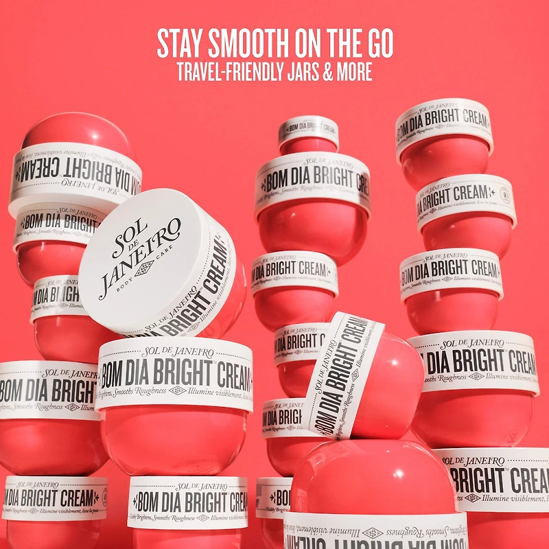 Minicrème illuminatrice et lissante pour le corps avec vitamine C Bom Dia Bright™.