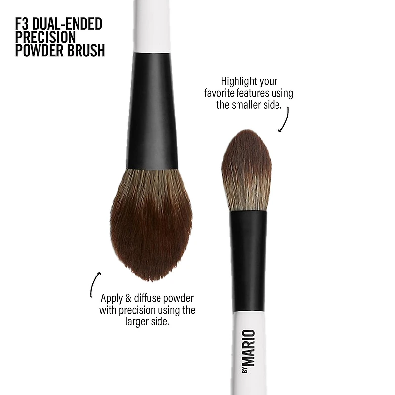 F3 Dual-Ended Precision Powder Brush