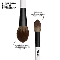 F3 Dual-Ended Precision Powder Brush