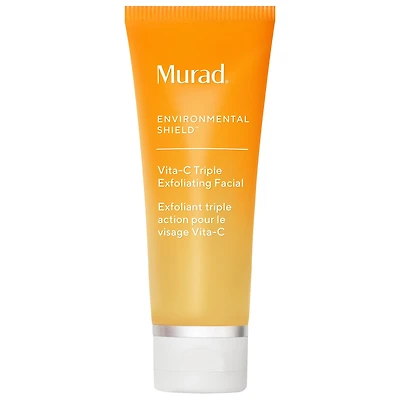 Soin facial exfoliant triple à la vitamine C
