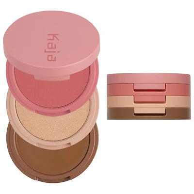 Face Bento Cream Bronzer, Powder Blush & Highlighter Sculpting Trio