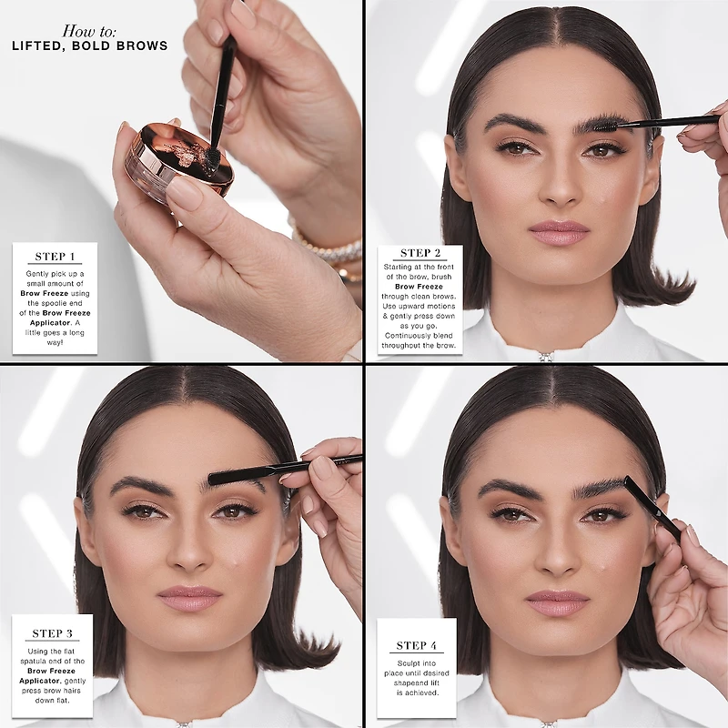 Applicateur de cire fixatrice pour sourcils