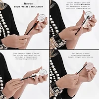 Applicateur de cire fixatrice pour sourcils