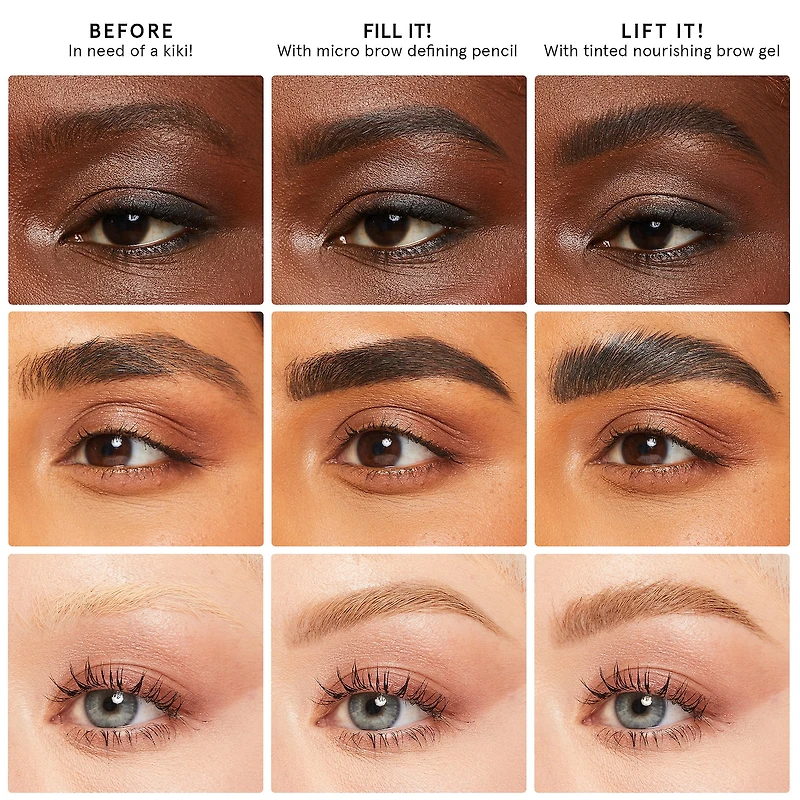 Gel à sourcils teinté nourrissant BrowKiki