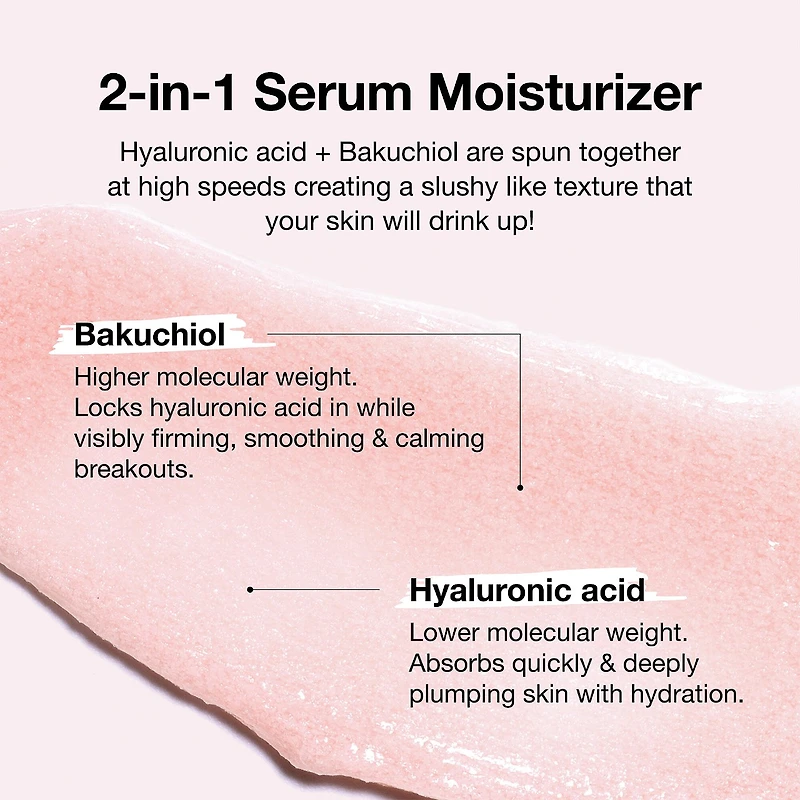 Sérum hydratant Slushy infusé de bakuchiol