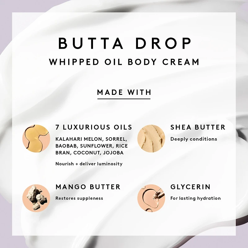 Butta Drop Refillable Whipped Oil Body Cream