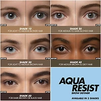 Crayon hydrofuge pour définir les sourcils Aqua Resist