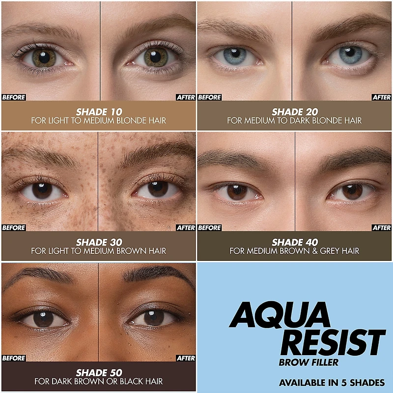 Aqua Resist Waterproof Eyebrow Filler Pencil