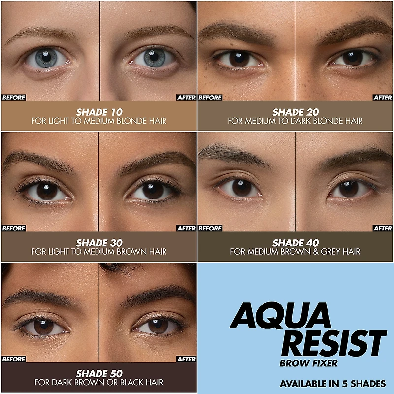 Gel teinté hydrofuge pour sourcils Aqua Resist