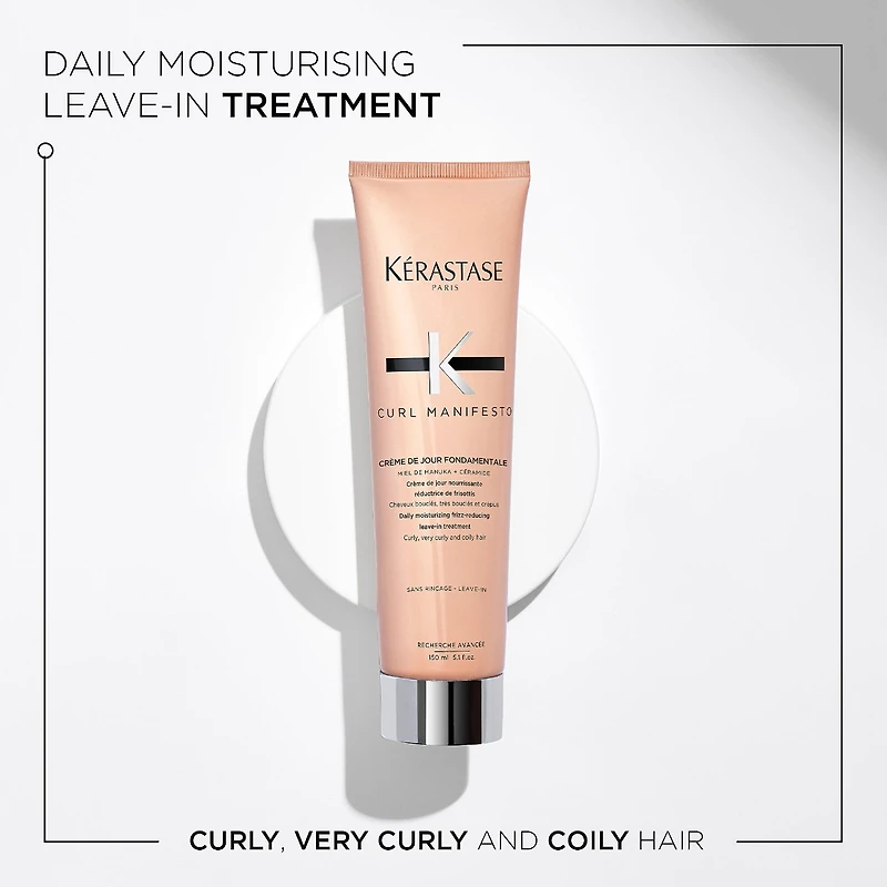 Crème sans rinçage hydratante Curl Manifesto pour cheveux bouclés