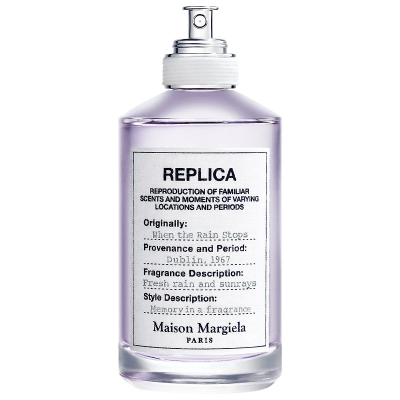 Eau de Toilette ‘REPLICA’ When the Rain Stops avec rose et accord frais aquatique
