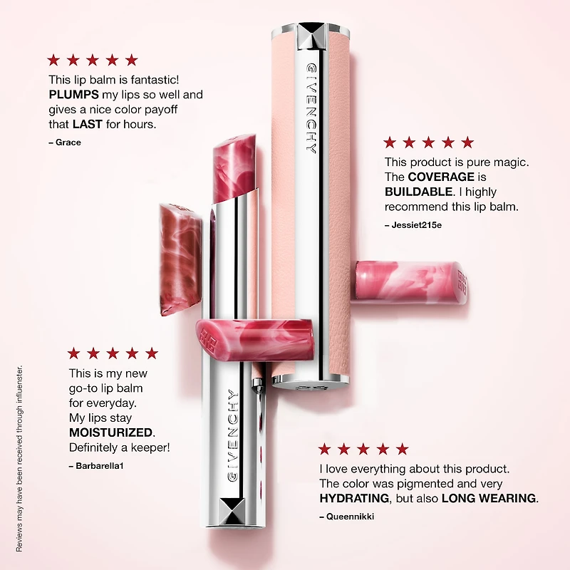 Baume à lèvres Rose Perfecto hydratation 24 heures