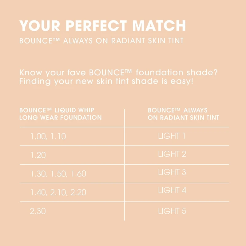12-Hour Always on Radiant Skin Tint with Hyaluronic Acid & Niacinamide