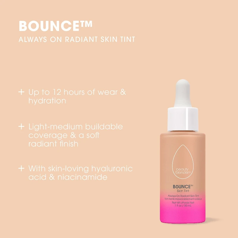 12-Hour Always on Radiant Skin Tint with Hyaluronic Acid & Niacinamide