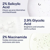 Acne+ 2% BHA + Azelaic Acid + Niacinamide + AHA Cleanser