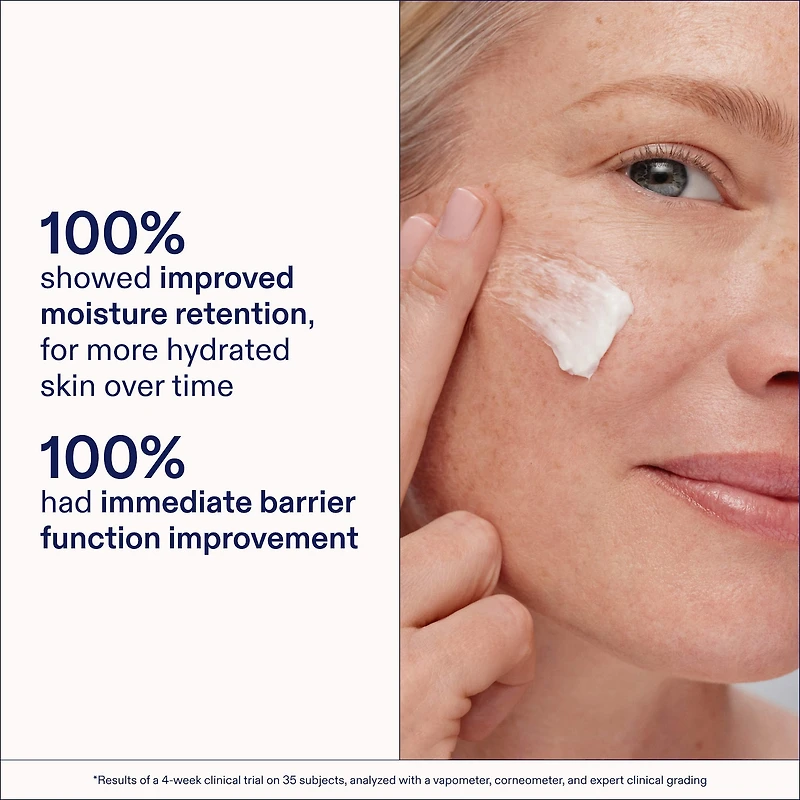 Triple Lipid-Peptide Cream Refillable Barrier Moisturizer with Ceramides
