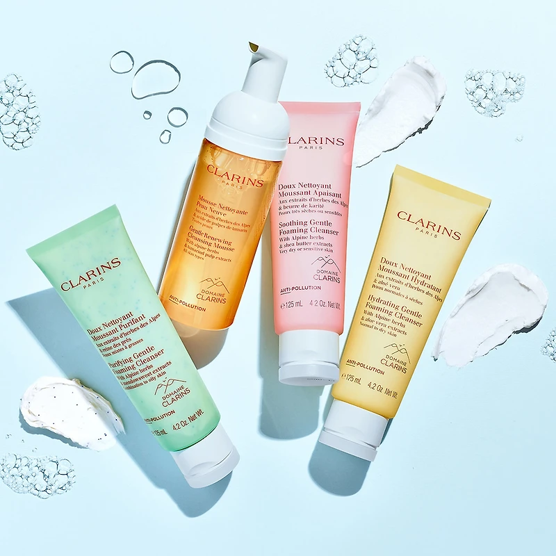 Mousse nettoyante régénérant en douceur