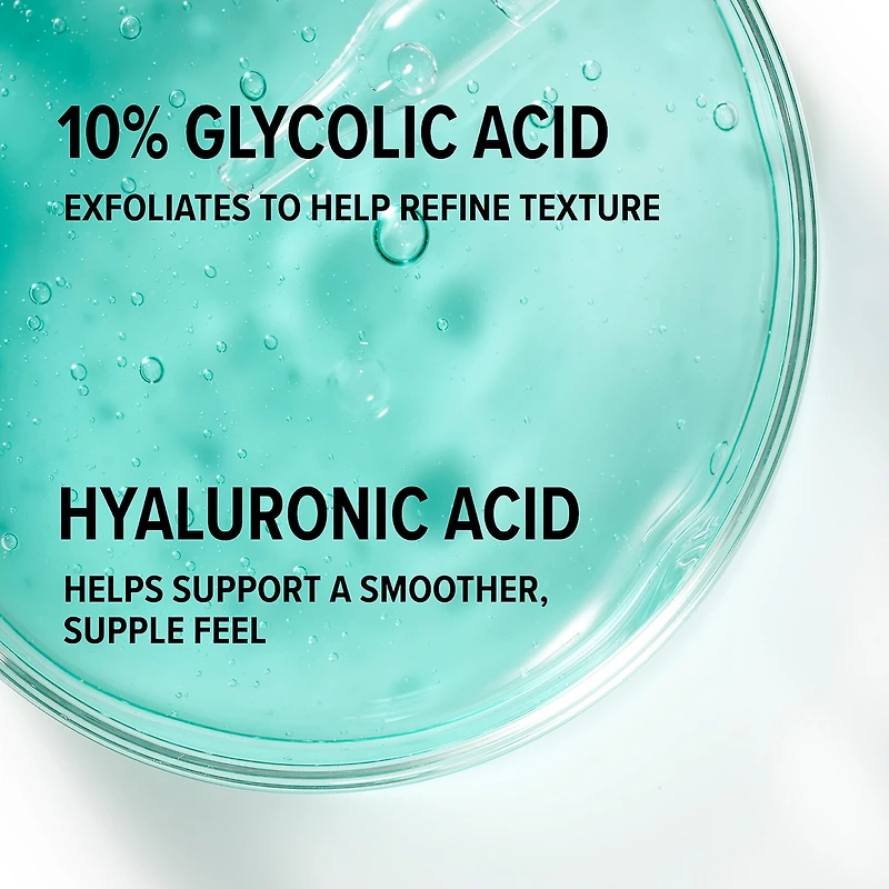 Sérum à 10 % d’acide glycolique Bye Bye Pores